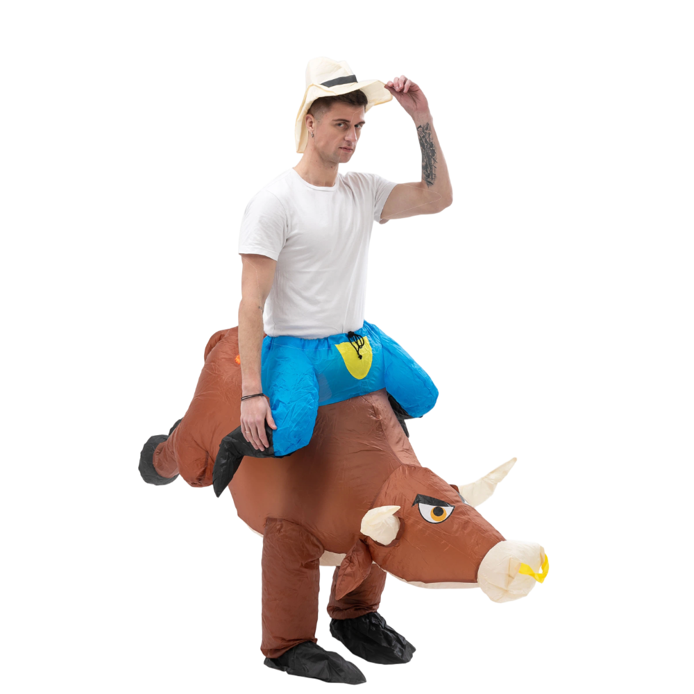Adult Inflatable Ride‑On Costu - огляд і ціна Inflatable Dinosaur Costume Adult
