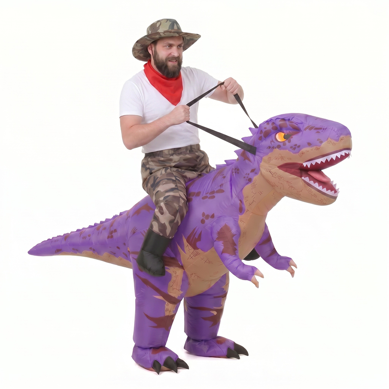 Funny Camo purple T-Rex Inflat - огляд і ціна Costumes