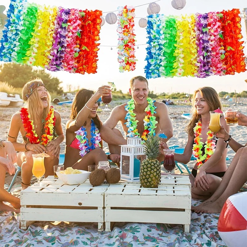 6/12/24Pcs Hawaiian Leis Party - огляд і ціна Glow In The Dark Party Glasses