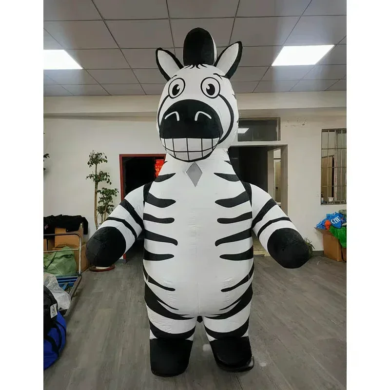 Inflatable Zebra Mascot Costum - огляд і ціна Costumes