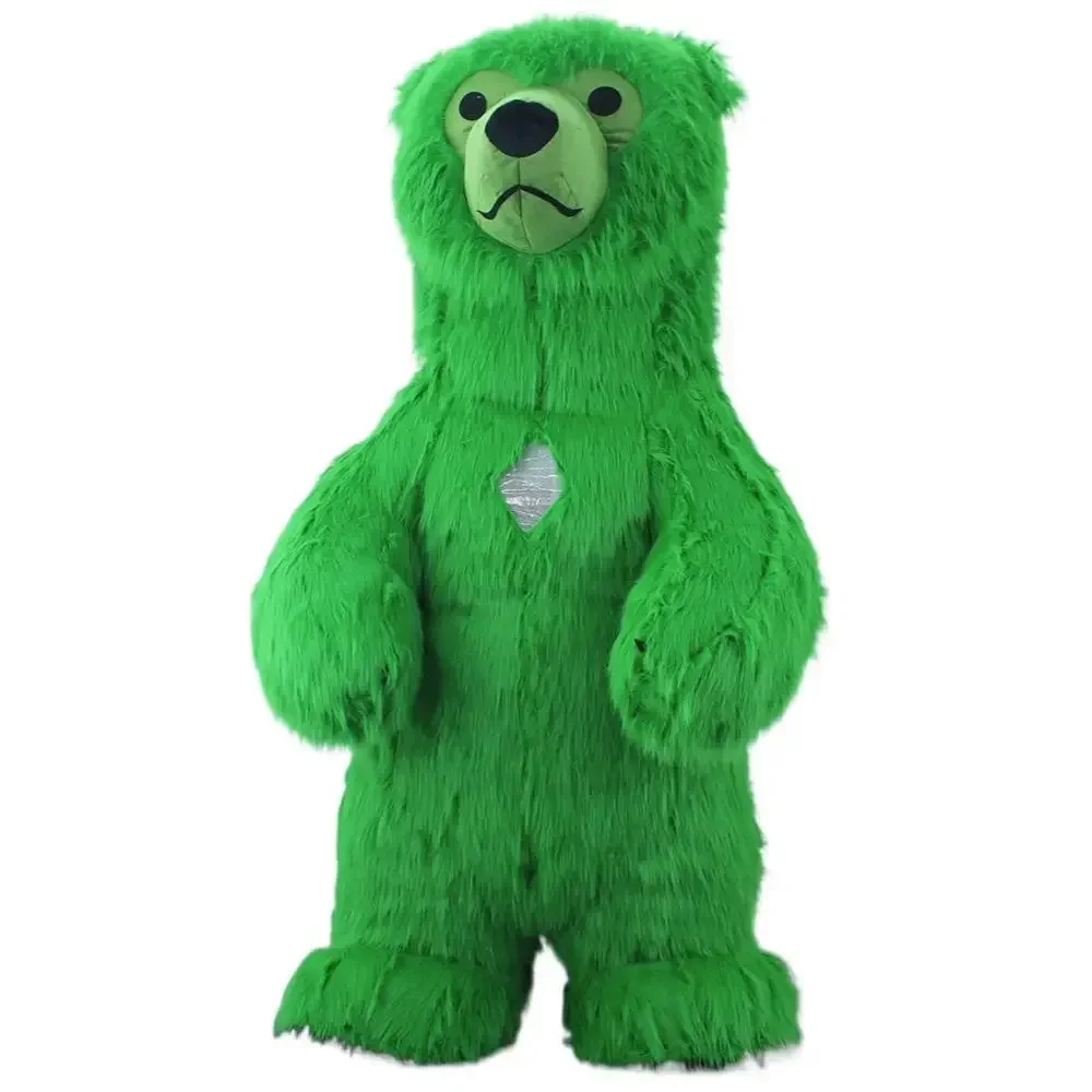 Furry Green Bear Inflatable Ma - огляд і ціна Costumes