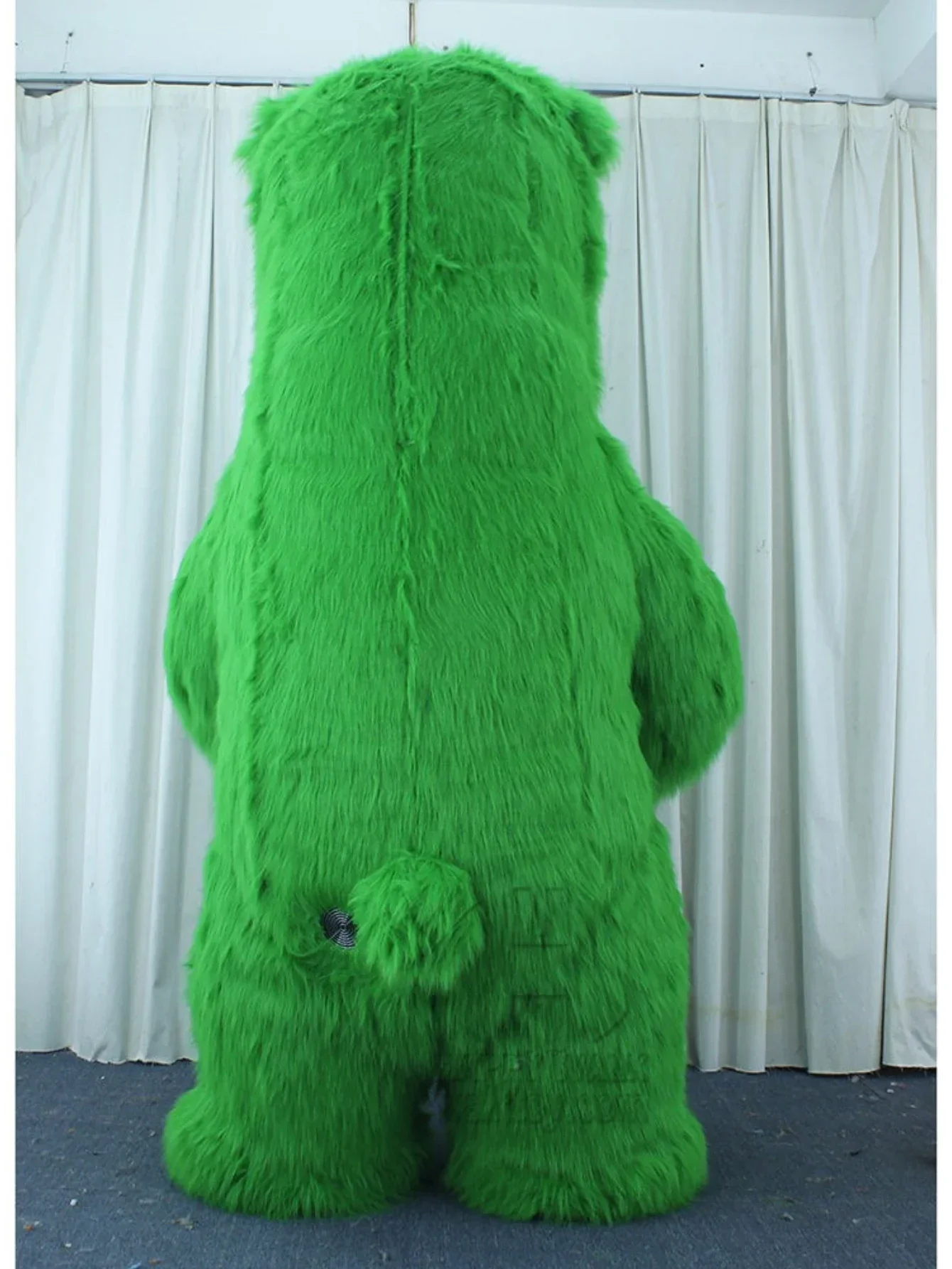 Furry Green Bear Inflatable Ma - огляд і ціна Costumes