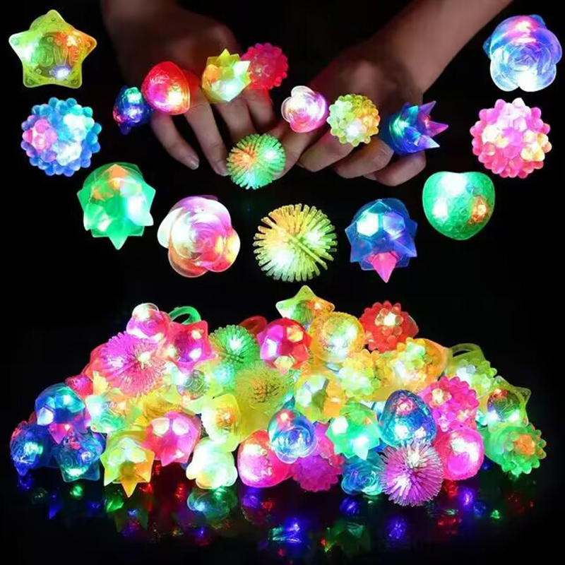 20/30/50pcs Glowing Rings LED  - огляд і ціна Glow In The Dark Party Glasses