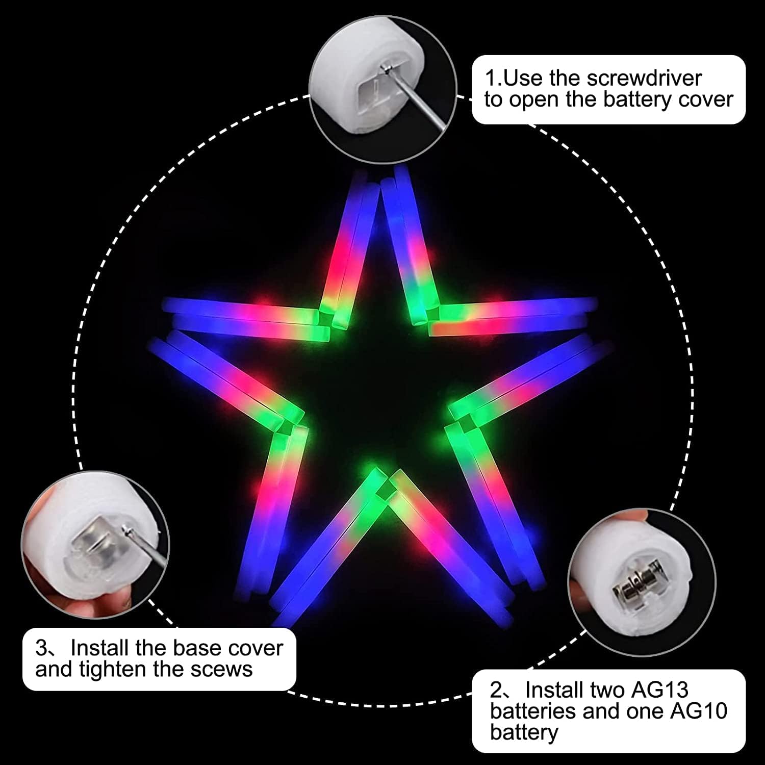 102Pcs LED Foam Sticks Cheer T - огляд і ціна Flashing Led Foam Sticks Party