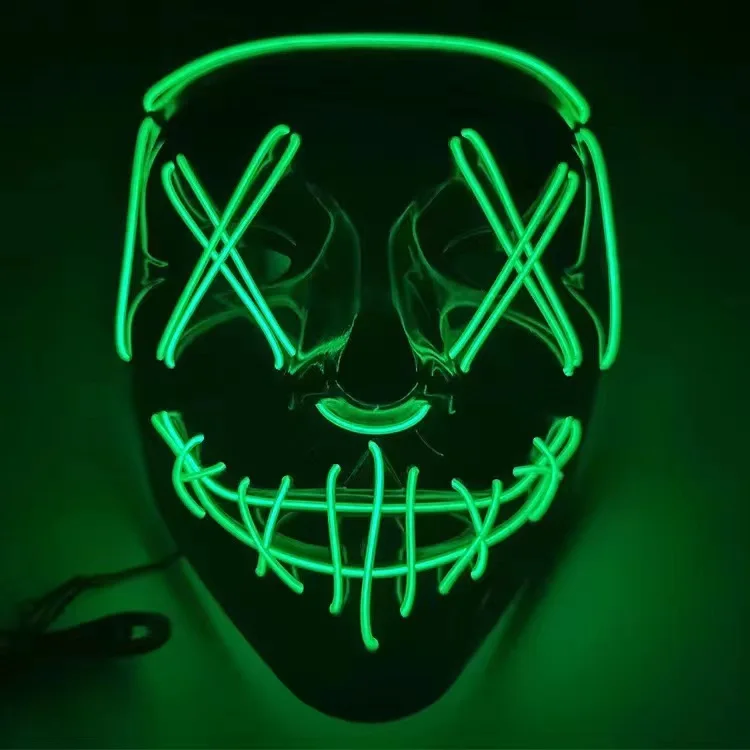 Adult Kids  Halloween Neon Led - огляд і ціна Led Purge Mask Halloween