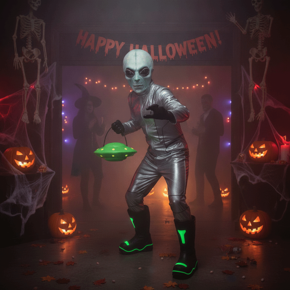 Latex Material Alien Mask Full - огляд і ціна Latex Alien Mask Realistic