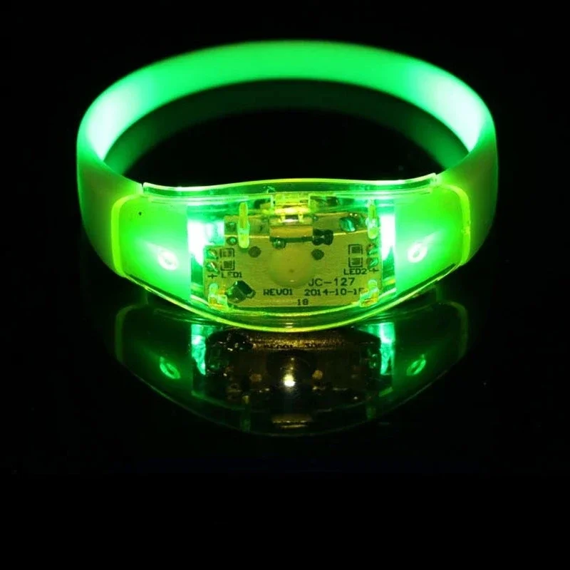 Voice Control LED Glow Wristba - огляд і ціна Glow In The Dark Party Glasses