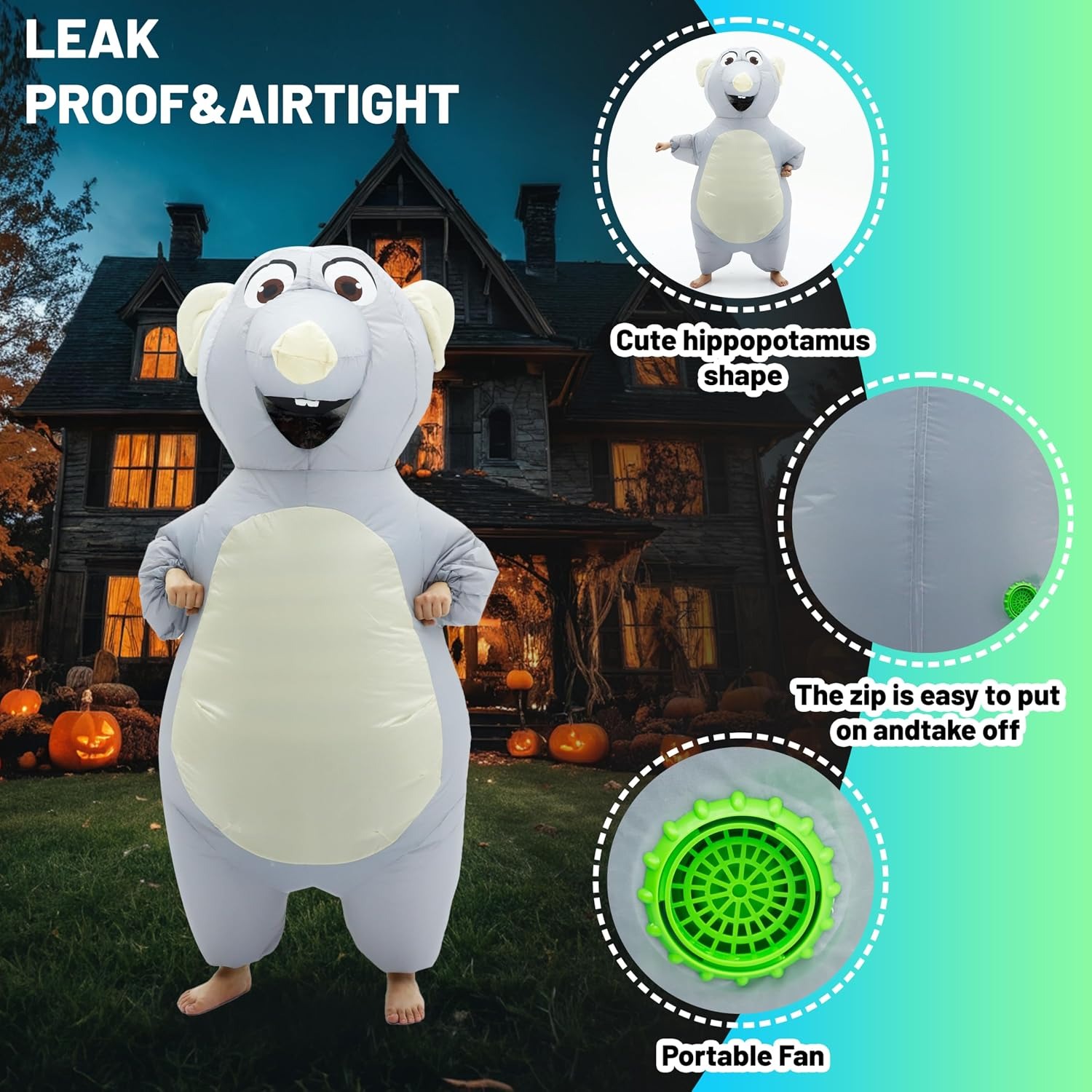 Inflatable Mouse Costume for A - огляд і ціна Costumes