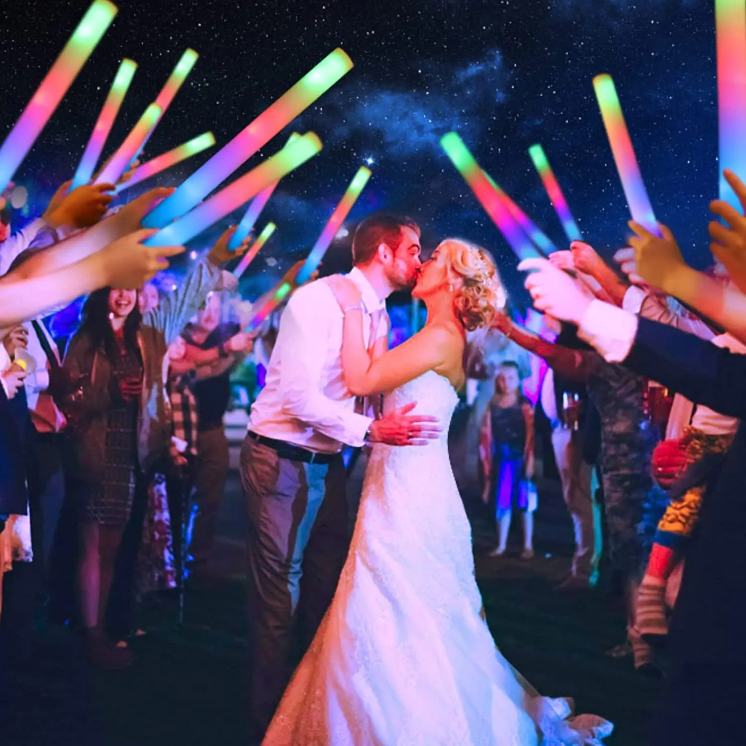 Customized LED Glow Sticks Lig - огляд і ціна Flashing Led Foam Sticks Party