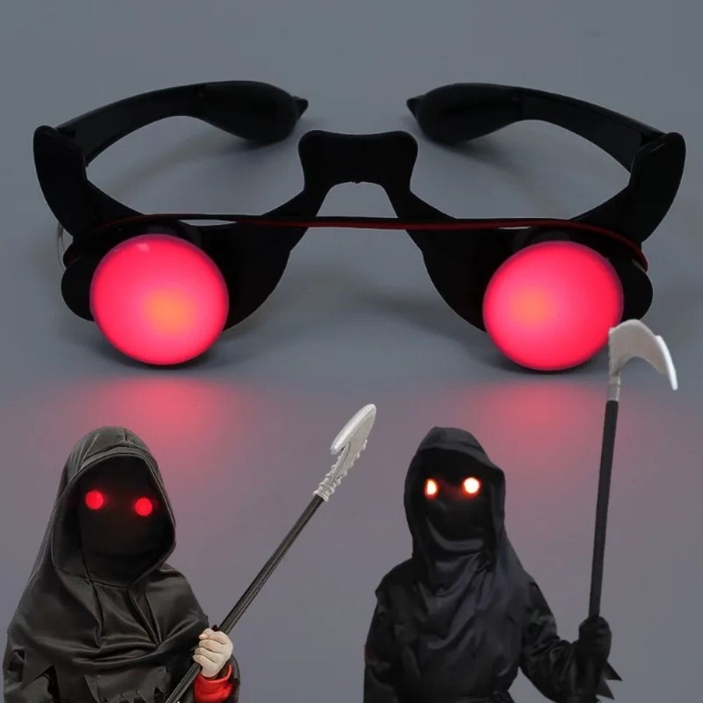 ABS LED Eyewear Red Eyes Glass - огляд і ціна Glow In The Dark Party Glasses